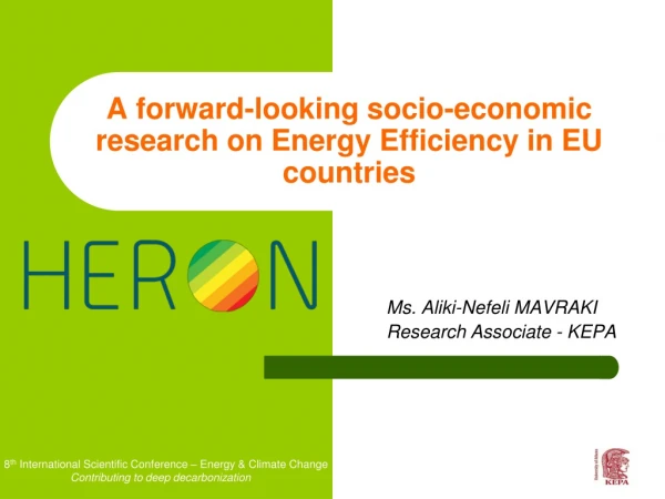 A forward-looking socio-economic research on Energy Efficiency in EU countries