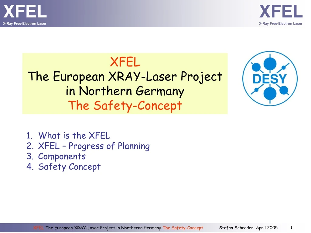xfel the european xray laser project in northern