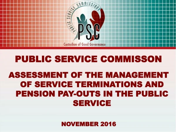 PUBLIC SERVICE COMMISSON