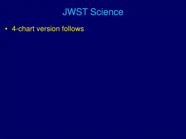 JWST Science