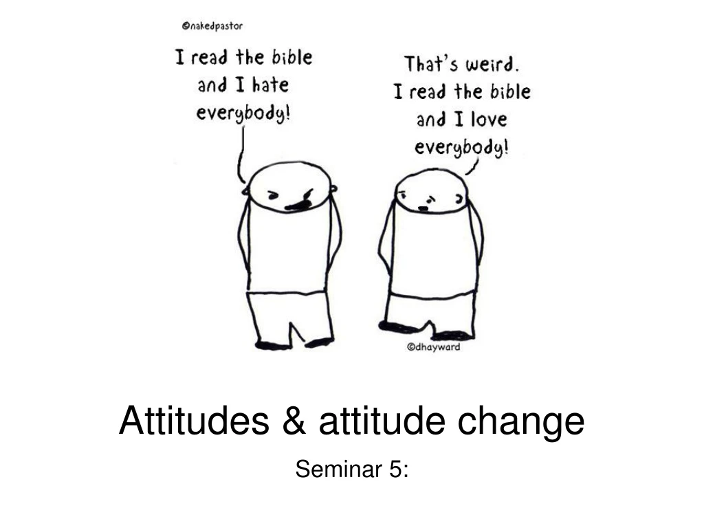 attitudes attitude change