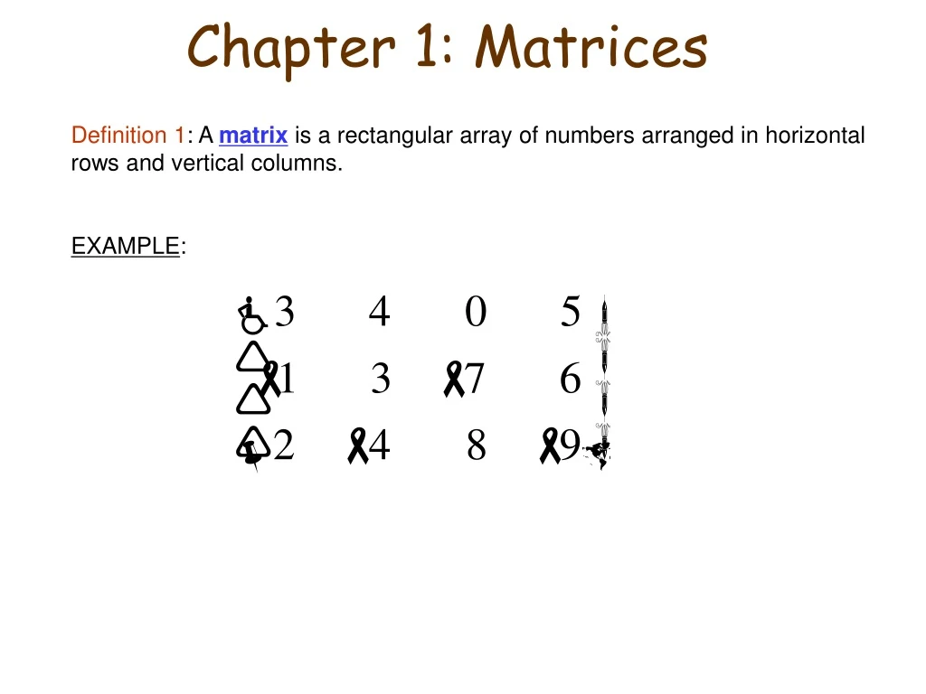 chapter 1 matrices