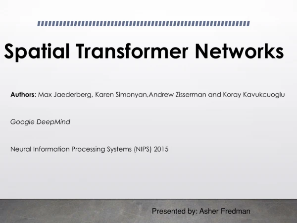 Spatial Transformer Networks