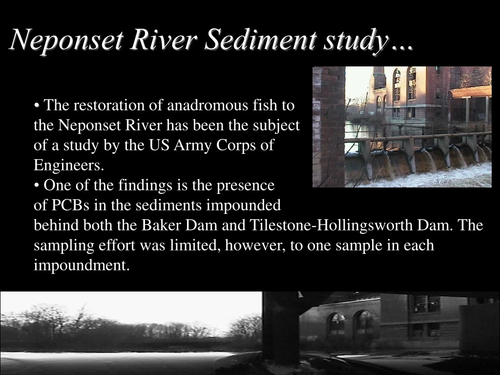 neponset river sediment study