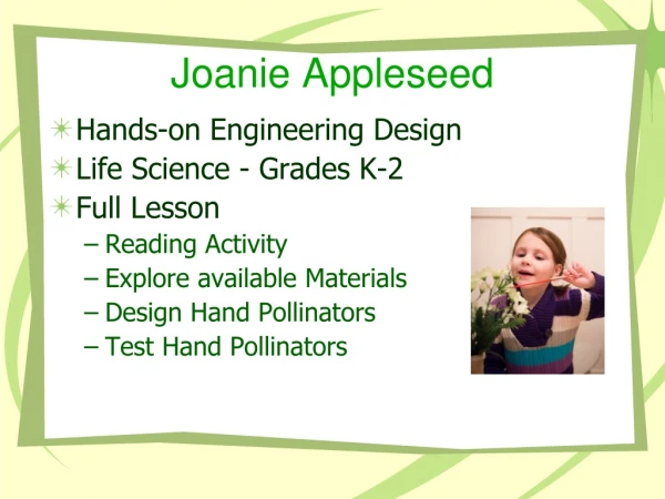 Joanie Appleseed