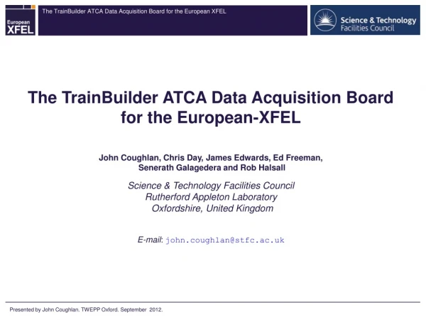 The TrainBuilder ATCA Data Acquisition Board for the European-XFEL