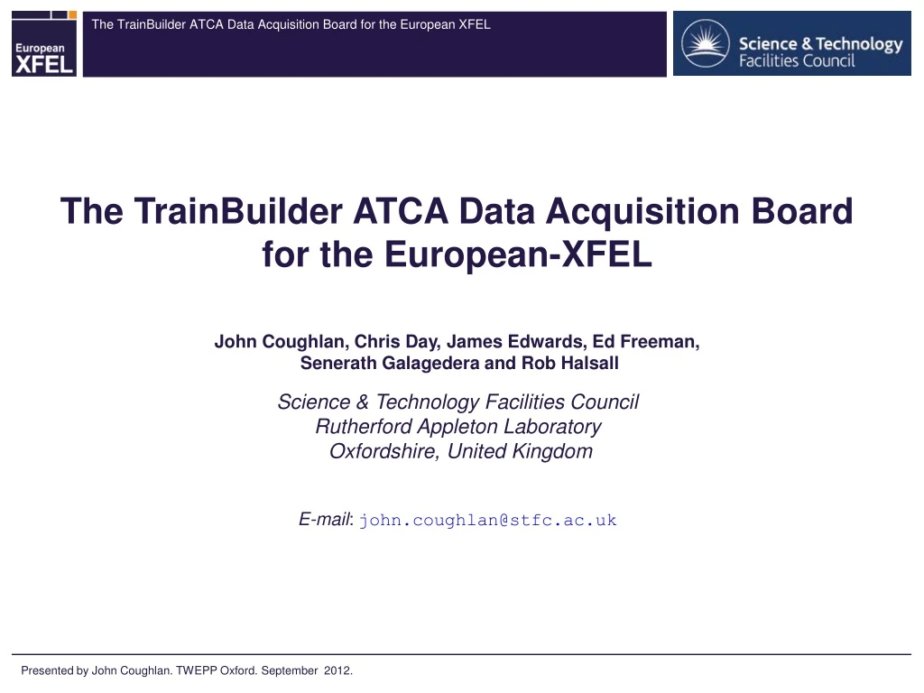 the trainbuilder atca data acquisition board