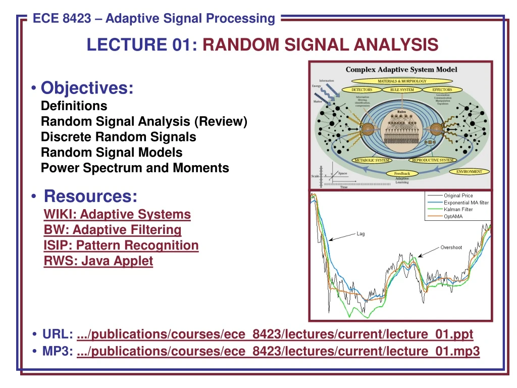 lecture 01 random signal analysis