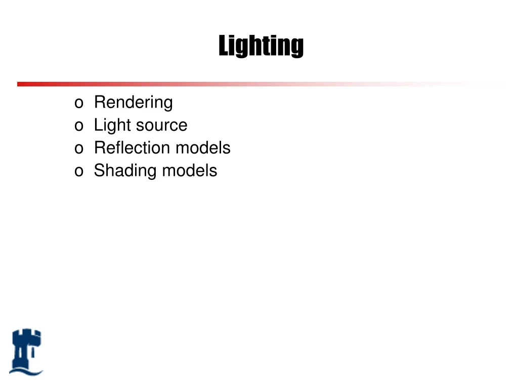 lighting