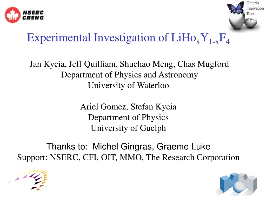 experimental investigation of liho