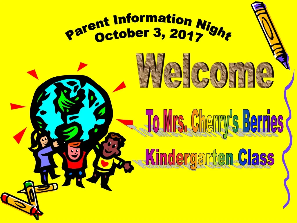 parent information night october 3 2017