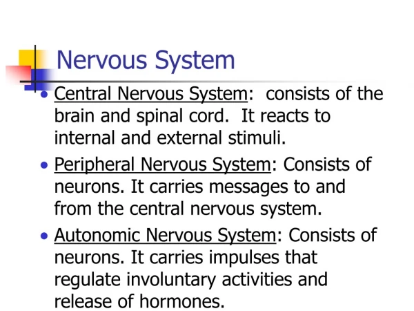 Nervous System