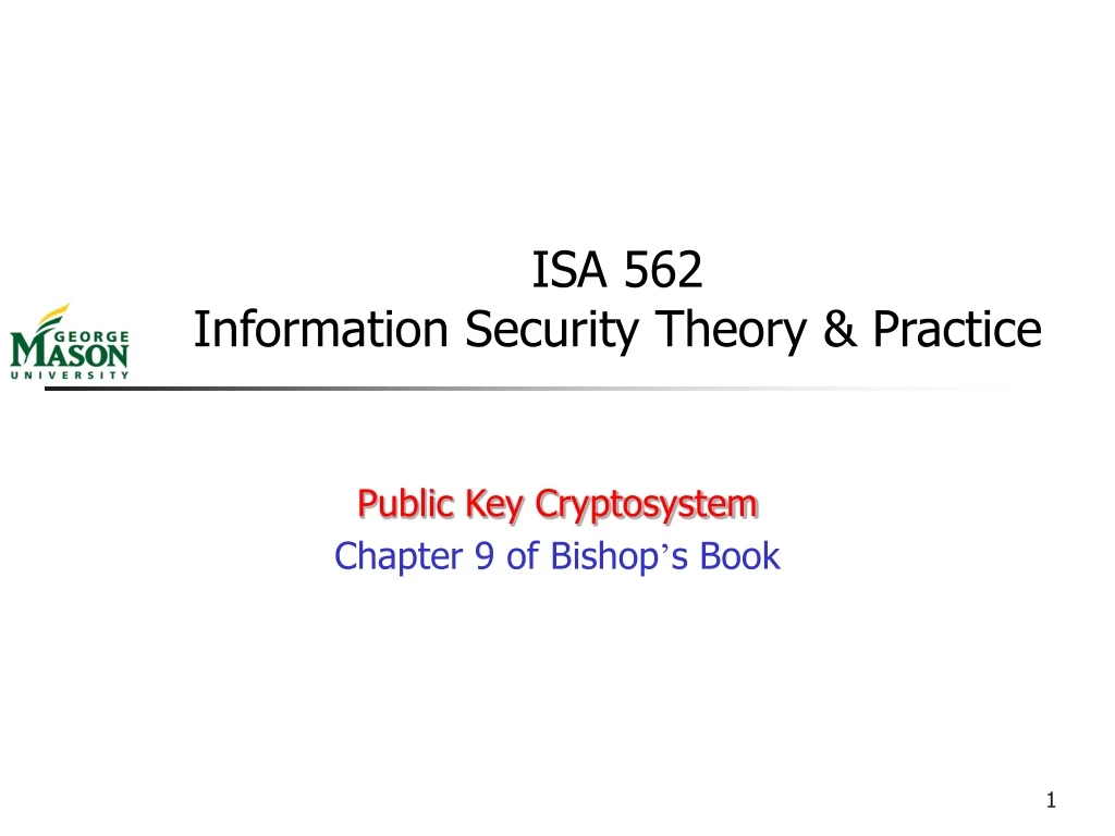 isa 562 information security theory practice