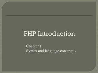 PPT - PHP - Introduction PowerPoint Presentation, free download - ID ...