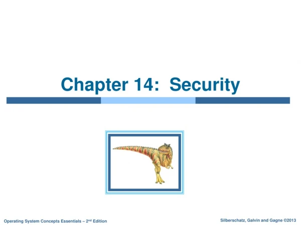 Chapter 14:  Security