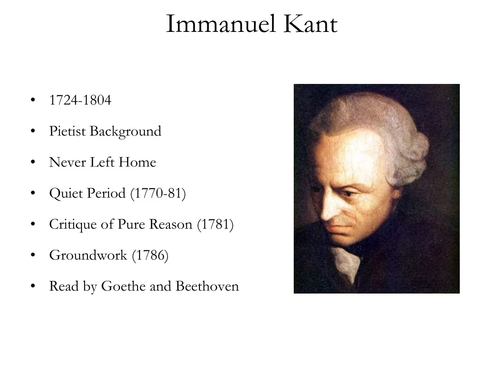 immanuel kant