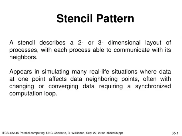 Stencil Pattern