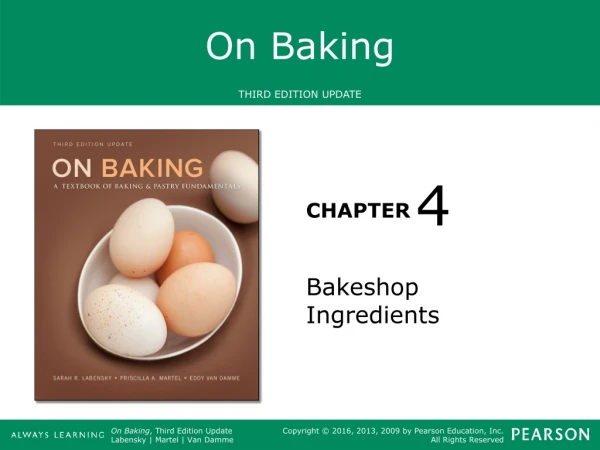 Bakeshop Ingredients