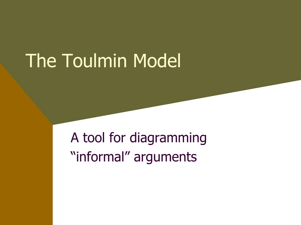 the toulmin model