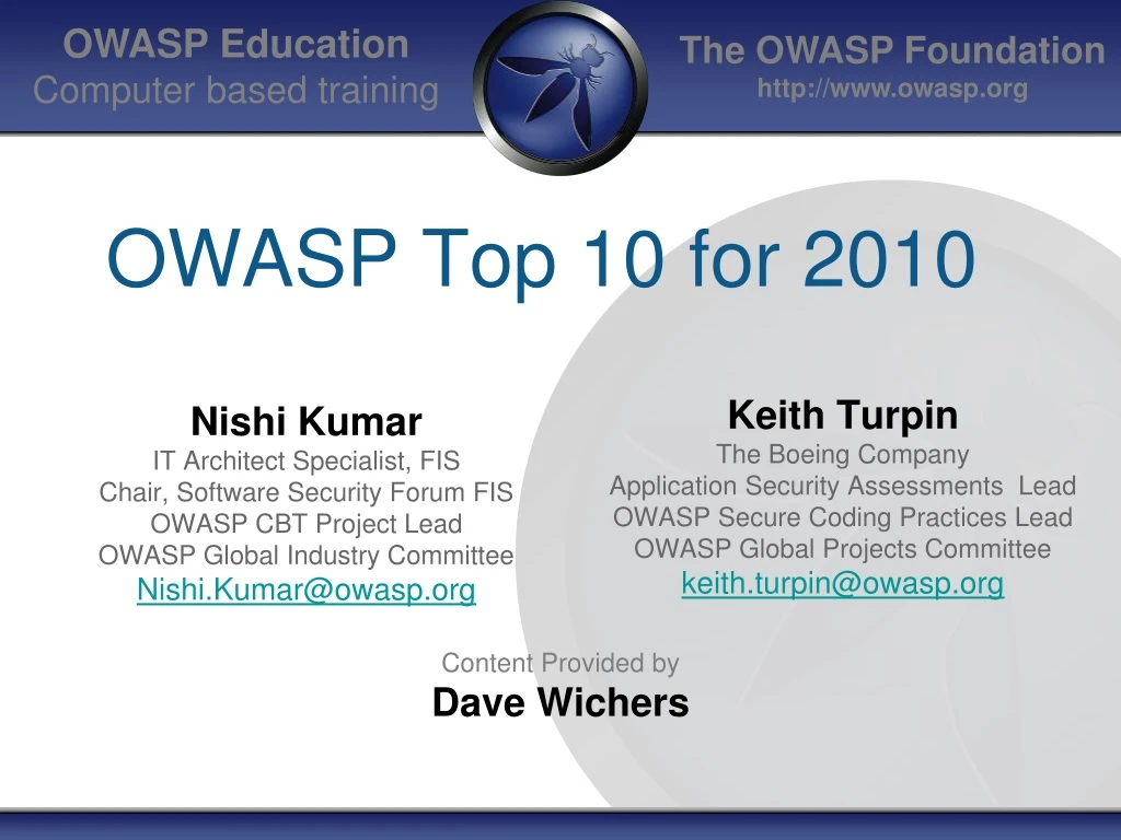 owasp top 10 for 2010