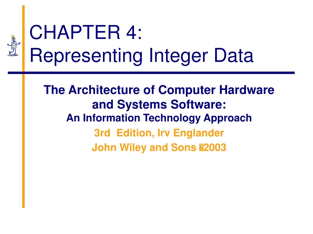 chapter 4 representing integer data