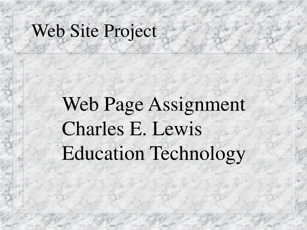 web site project