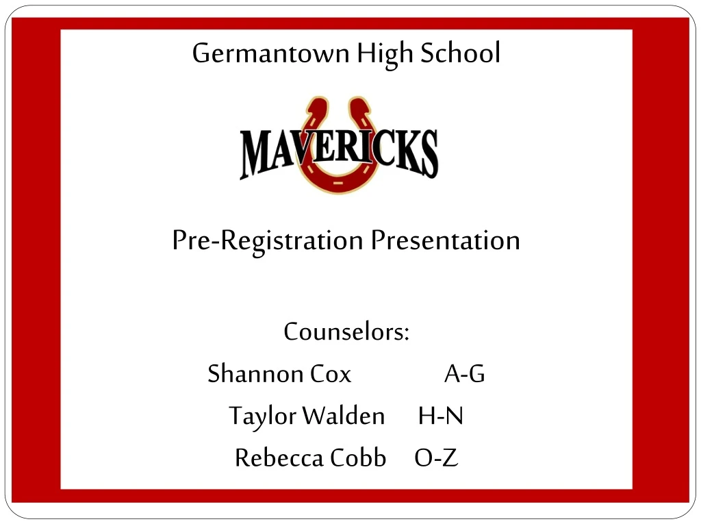 germantown high school student services