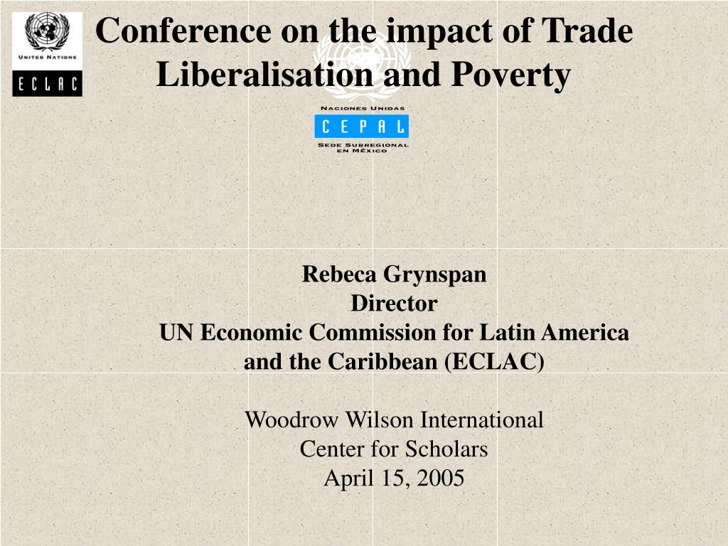 conference on the impact of trade liberalisation