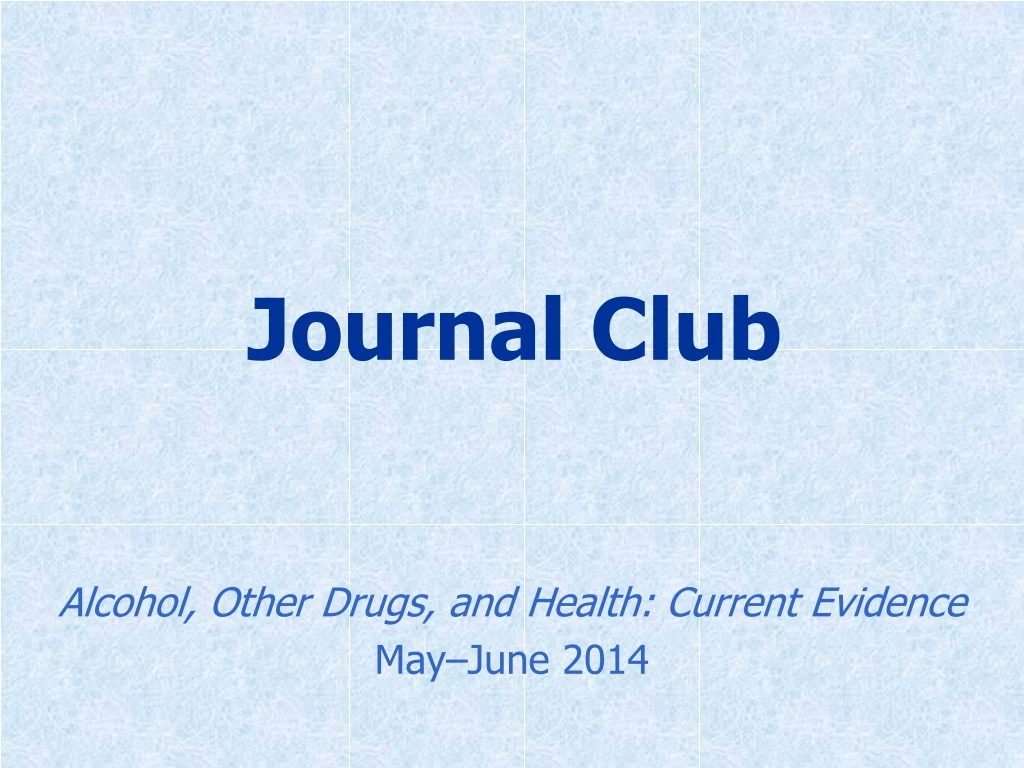 journal club