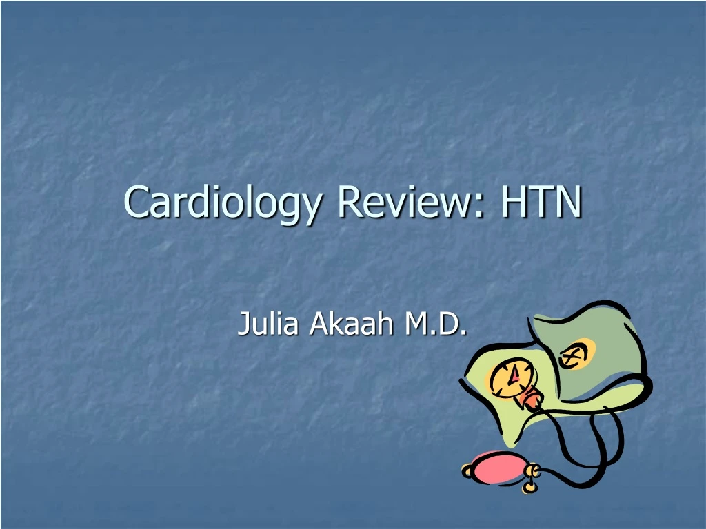cardiology review htn
