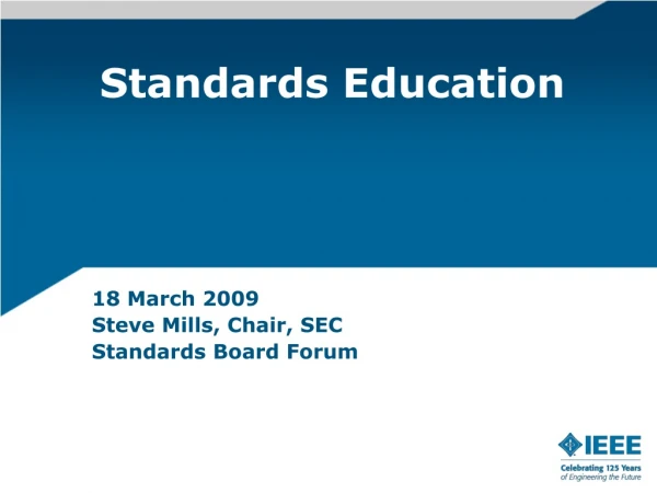 Standards Education