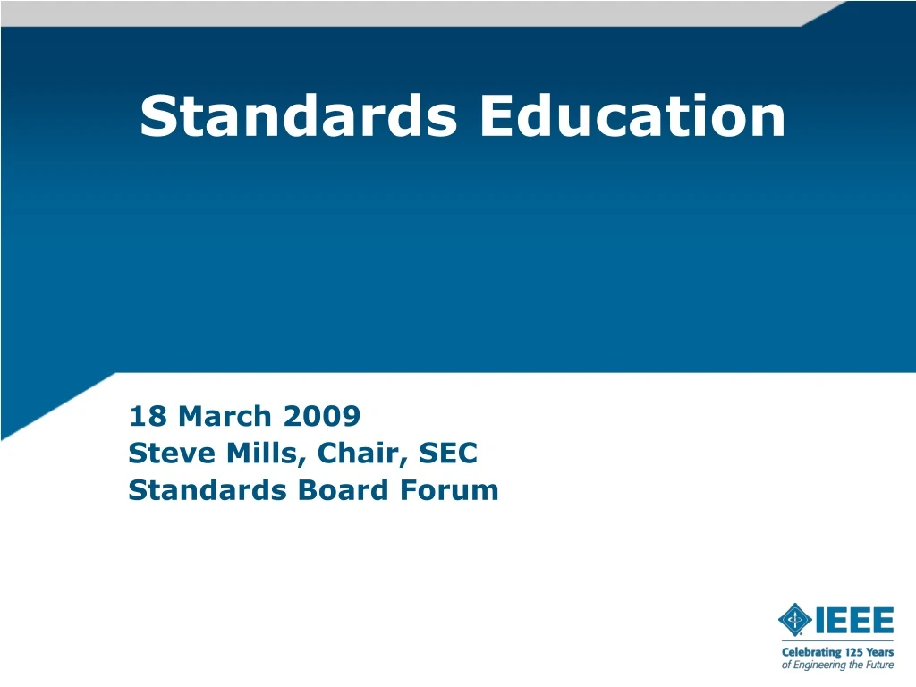 standards education