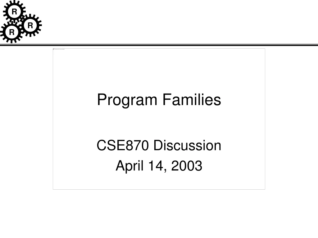 program families