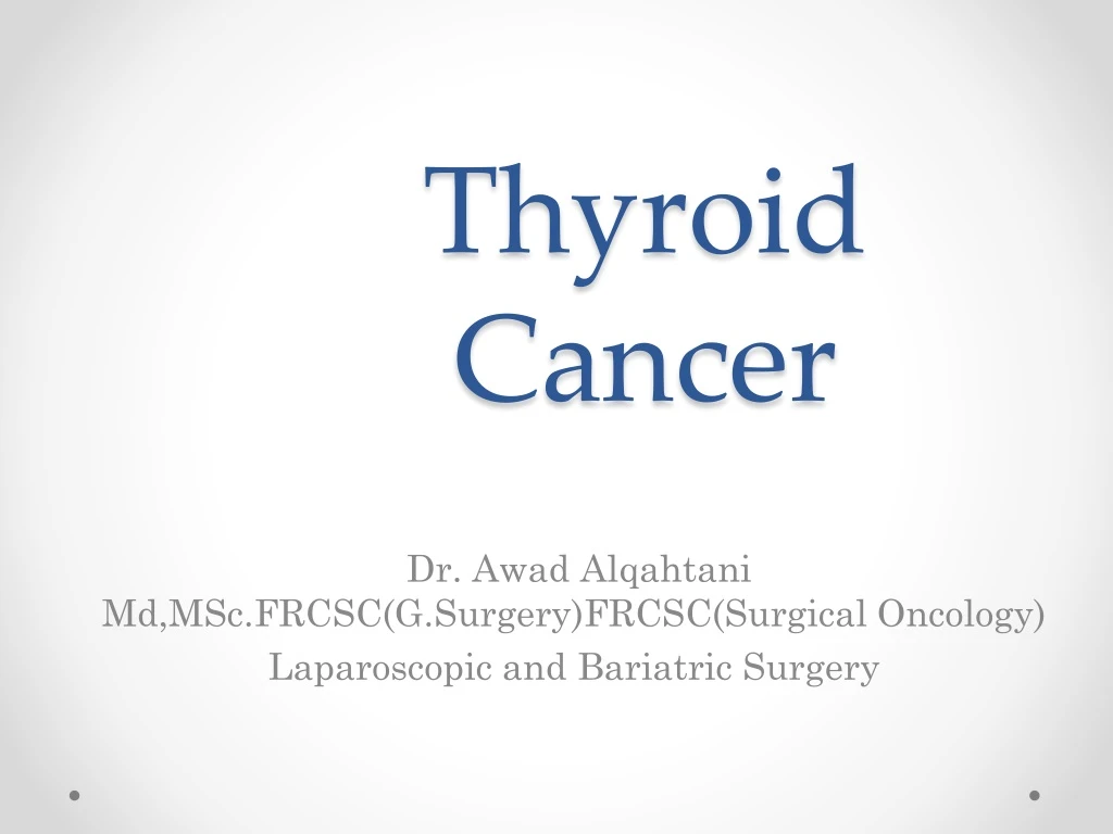 thyroid cancer