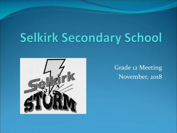 Selkirk Secondary School