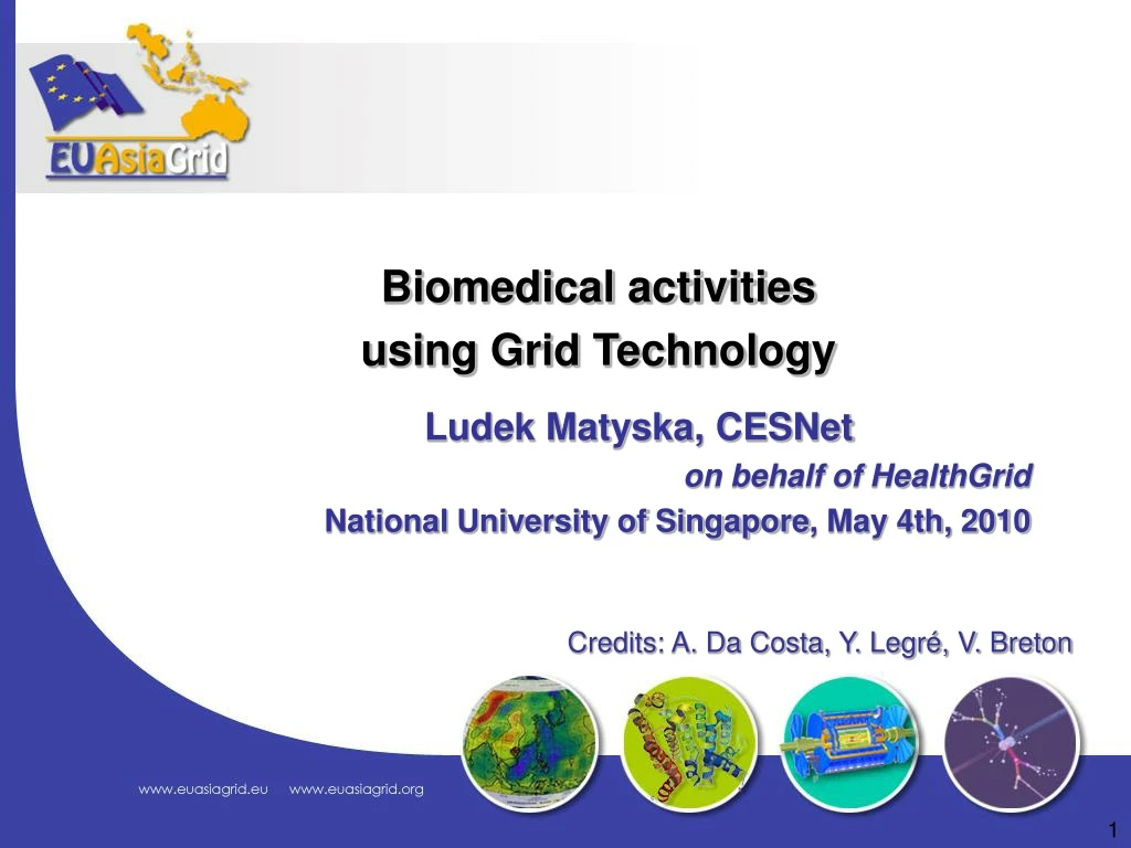 biomedical activities using grid technology