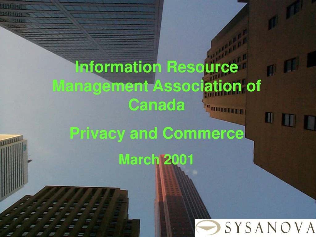 information resource management association of canada