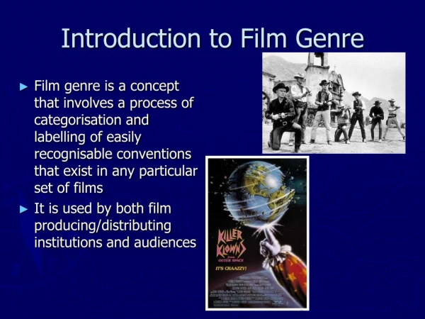 Introduction to Film Genre