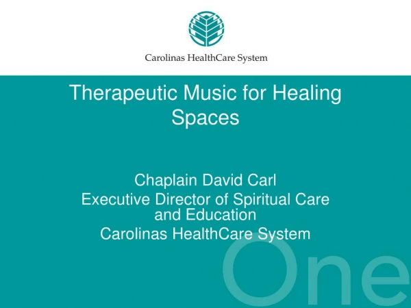Therapeutic Music for Healing Spaces