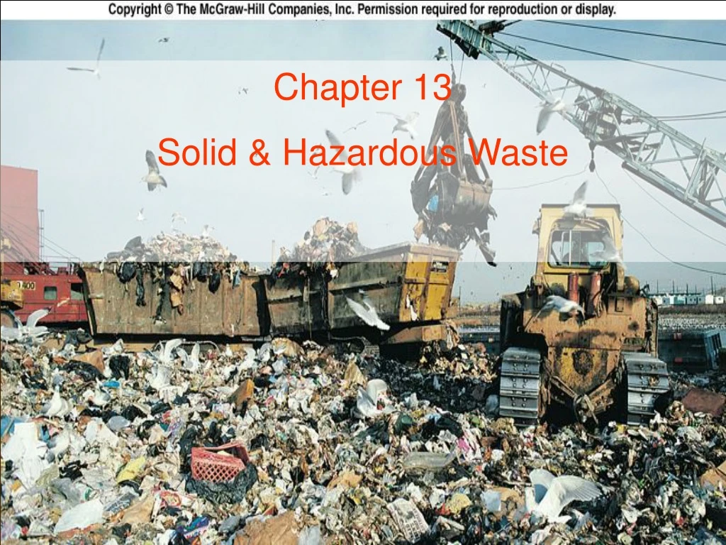 chapter 13 solid hazardous waste