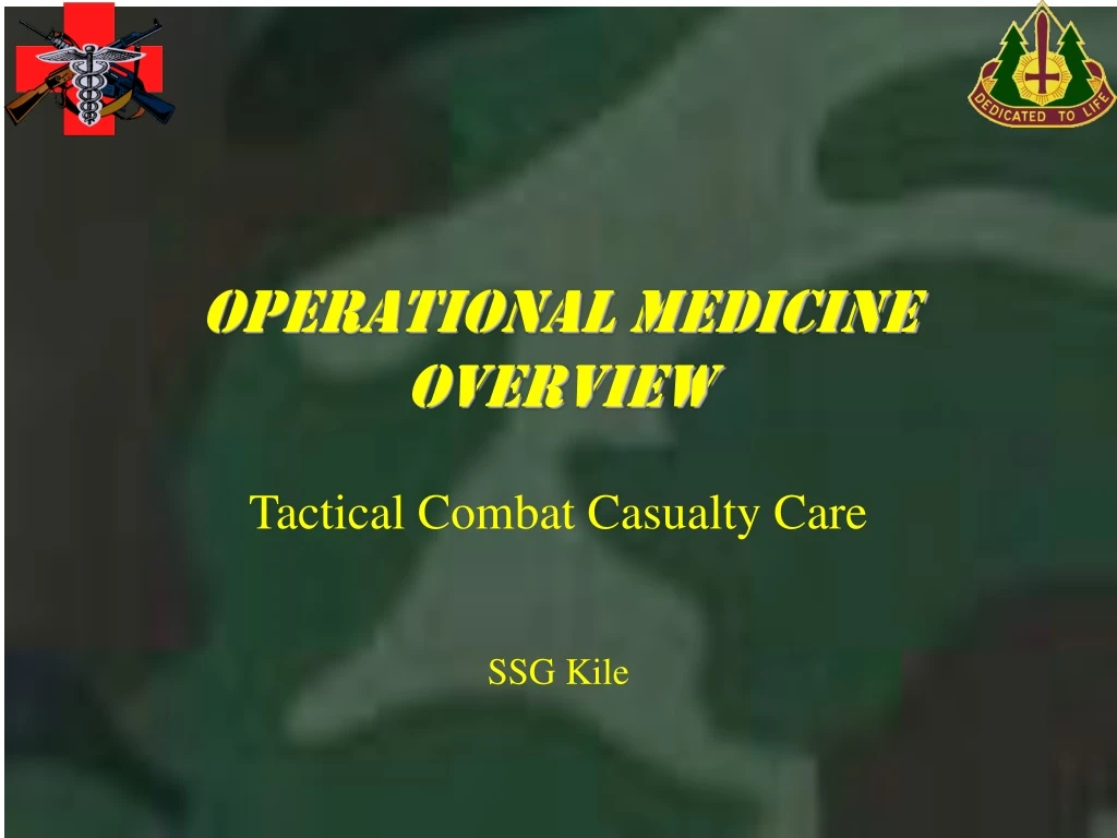 operational medicine overview