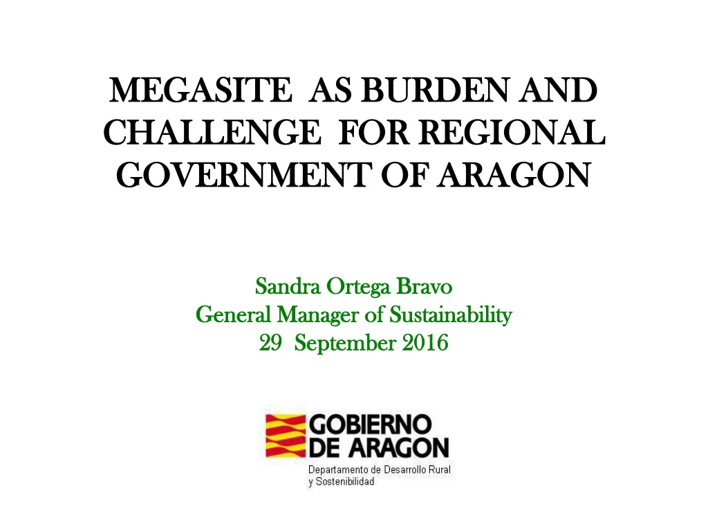 megasite as burden and challenge for regional