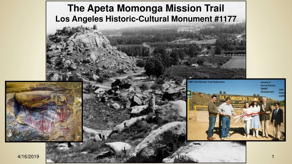 the apeta momonga mission trail los angeles historic cultural monument 1177