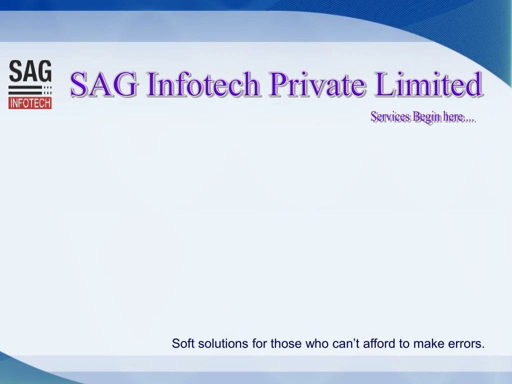 sag infotech private limited