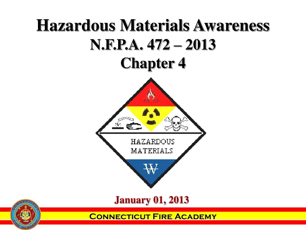 hazardous materials awareness n f p a 472 2013