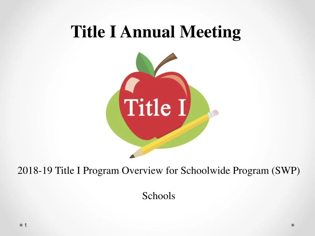 2018 19 title i program overview for schoolwide program swp schools