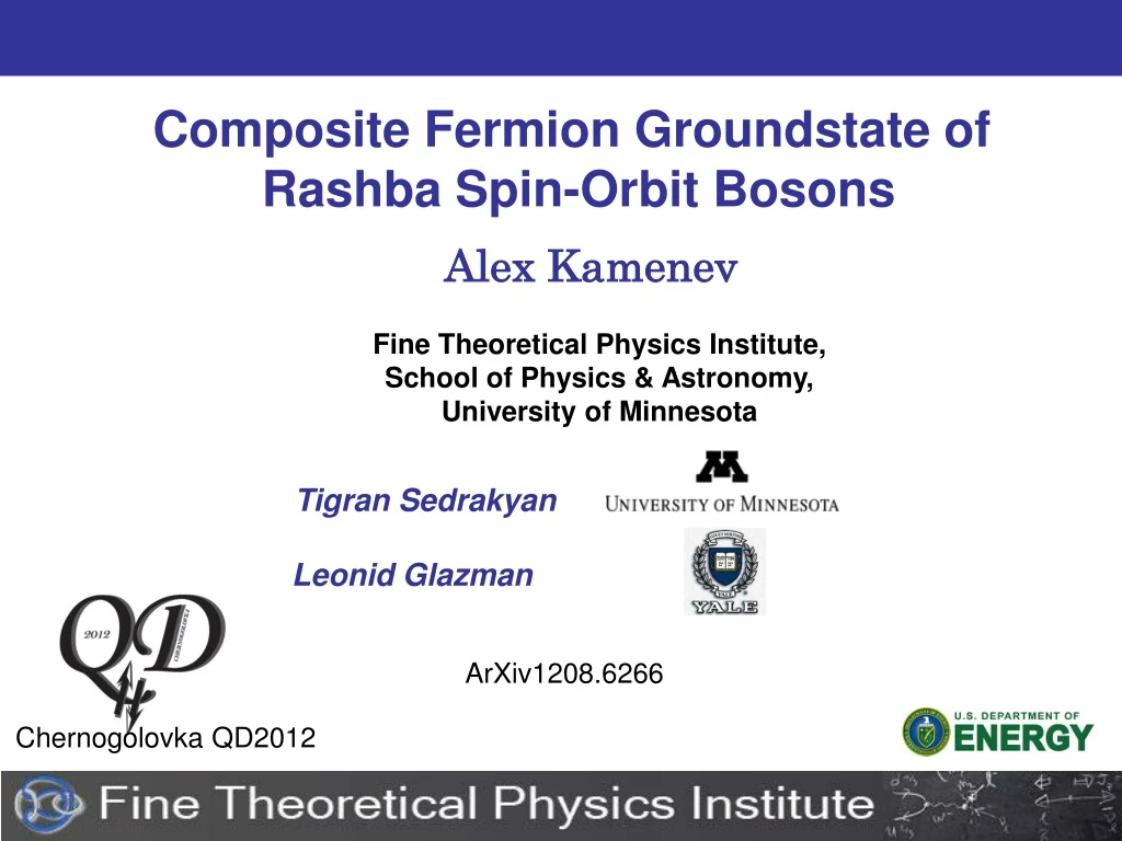 composite fermion groundstate of rashba spin