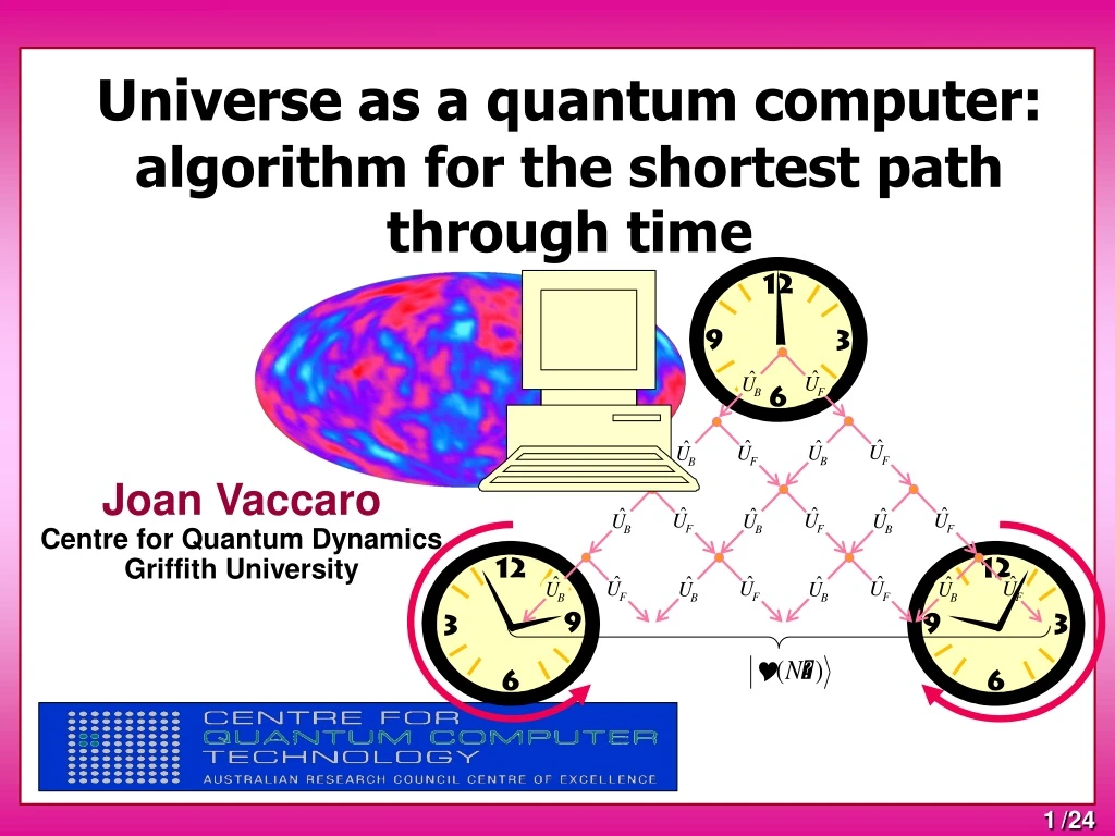universe as a quantum computer algorithm
