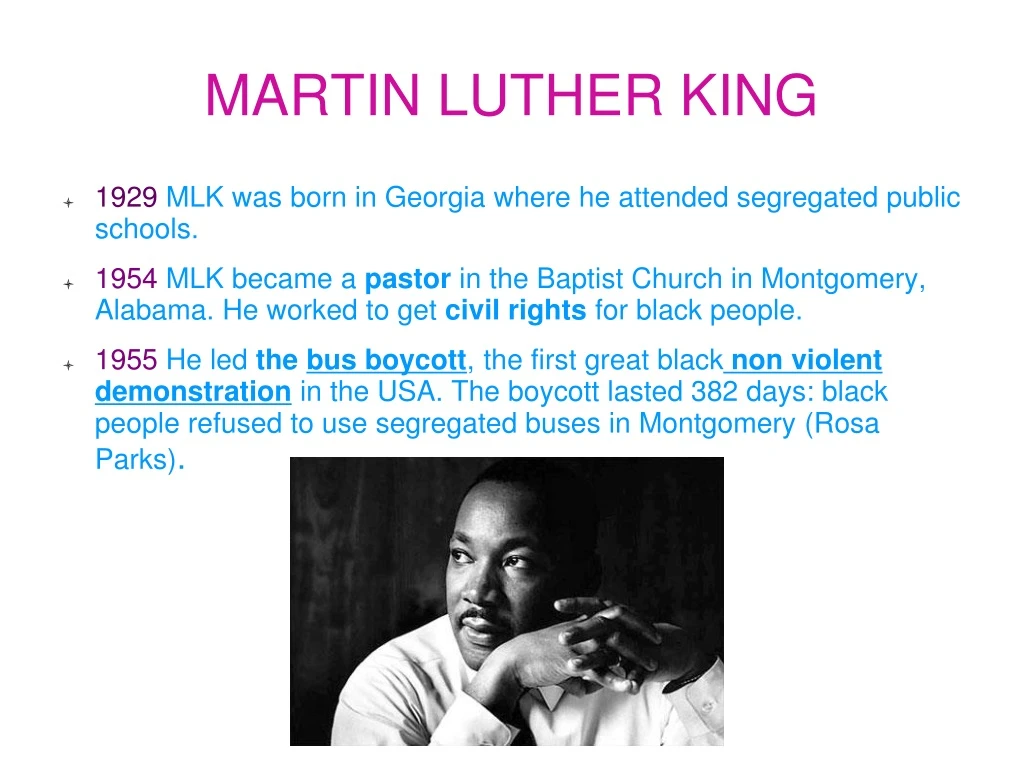 martin luther king