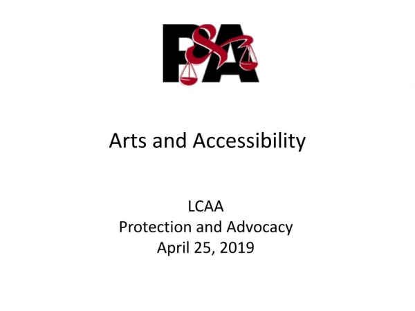 Arts and Accessibility